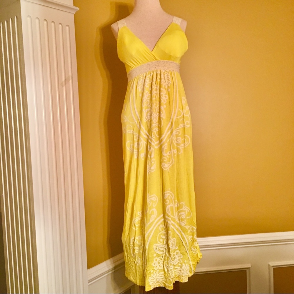 OUNASHI COTTON MAXI DRESS💛
